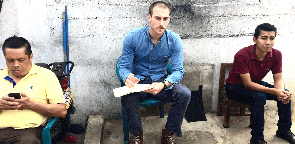 Adelante Shoe Co. founder and CEO, Peter Sacco, working with Latin American craftsman to help them live well. 