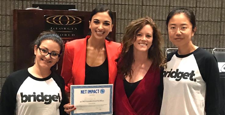 Bridget, 2017 Net Impact Pitch Competition Winner